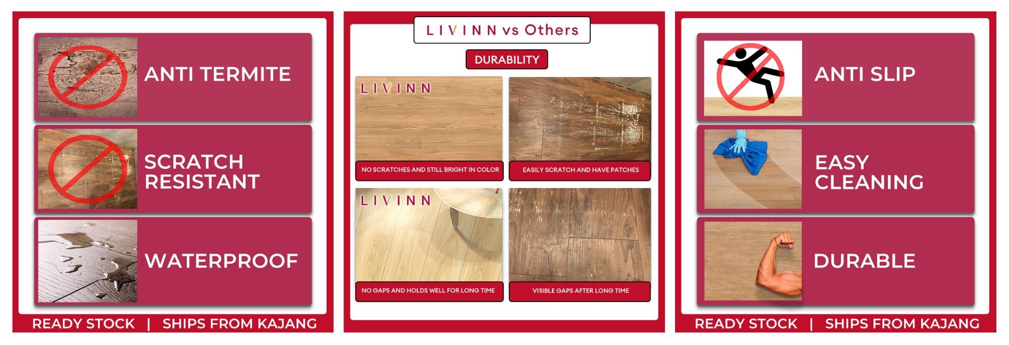 Vinyl Flooring Plank-3mm Benefits-LIVINN