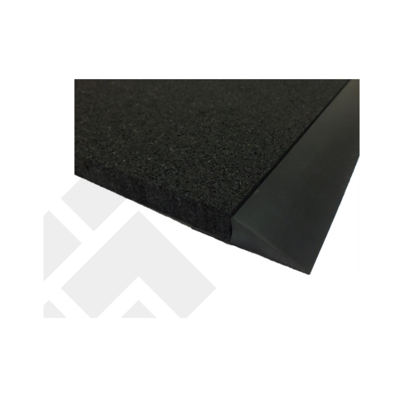 10mm Rubber Edging Bar For Rubber Tiles/ Lowest Safety Edging Bar For