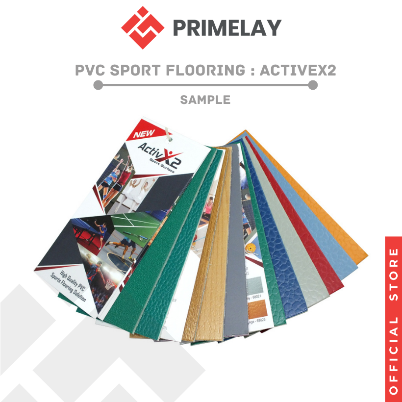 Pvc Tile Sample PVC Sports Flooring Sample: ActivX2 Effortless Visual - Primelay.com.my