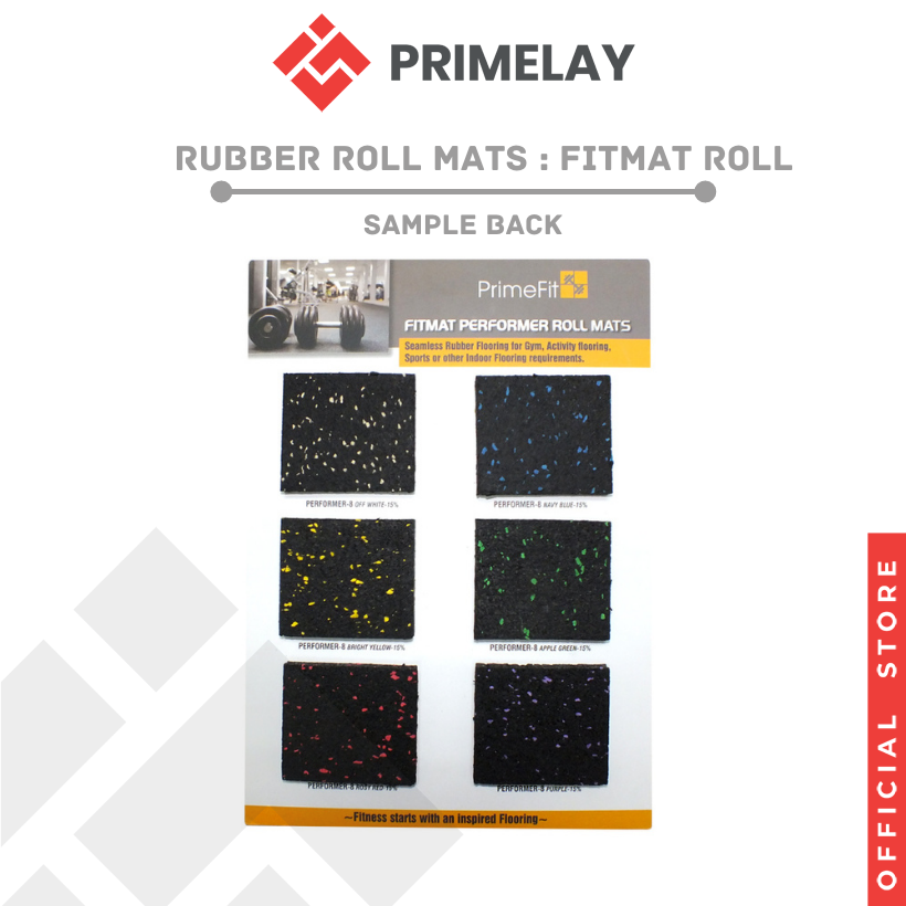 Rubber Roll Mats Sample Fitmat Roll Effortless Visual