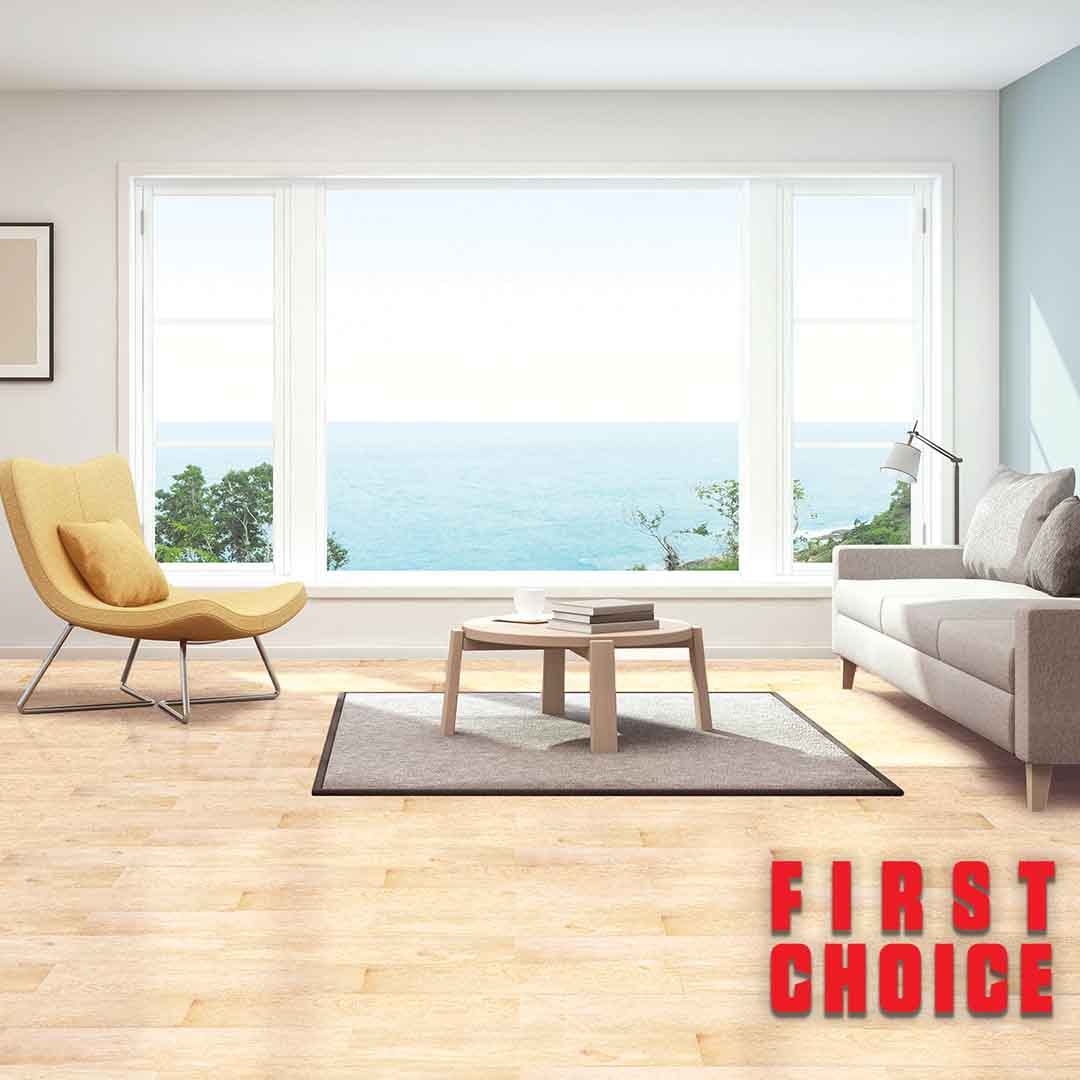 Quality Hybrid Laminate Flooring Malaysia [5mm] Teak Wood 1078 First Choice