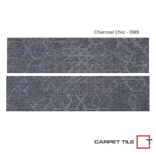 2-4mm Grey Office Carpet Colour Valeron Charcoal Chic