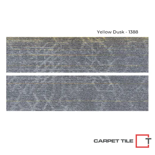 2-4mm Grey Office Carpet Colour Valeron Yellow Dusk