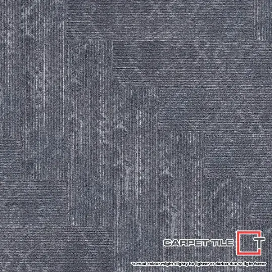 2-4mm Grey Office Carpet Valeron Charcoal Chic Close Up