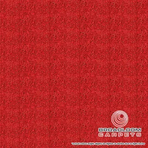 3mm Commercial Carpet Supplier in Malaysia Chilli Red Color Close Up