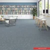 4mm 5mm Carpet Tile Color Blue Flame Mock Up