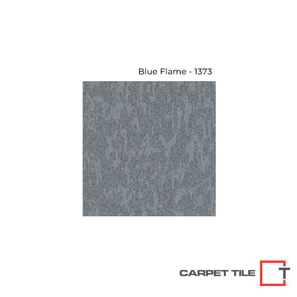 4mm 5mm Synthetic Carpet Tile Colour Sunfyre Blue Flame