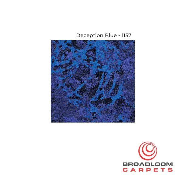 9mm Carpet Roll Flooring Colour Deception Blue