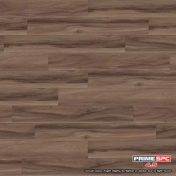 SPC timber flooring Amazon Walnut 613 Close Up