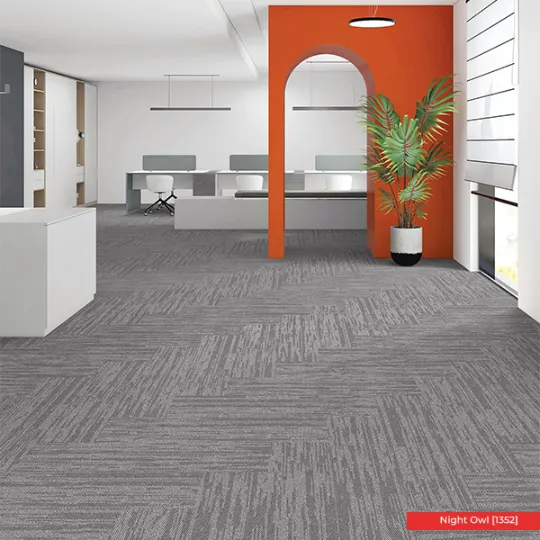 Grey Carpet Tiles Example Office Photos Night Owl