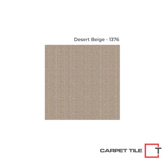 Heavy Duty Commercial Carpet Tiles Colour Nest Desert Beige