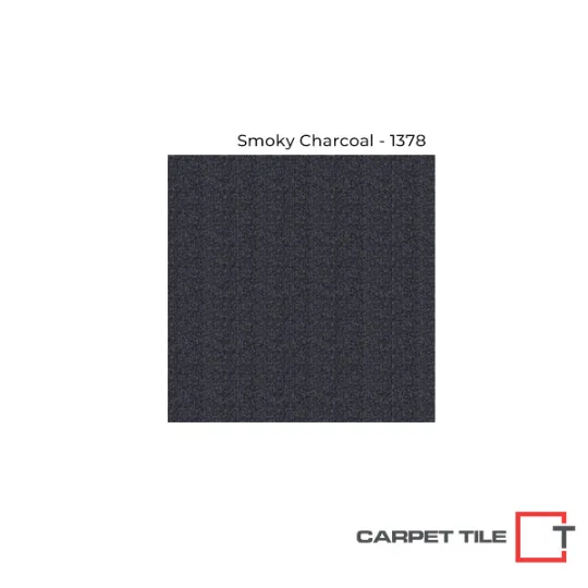 Heavy Duty Commercial Carpet Tiles Colour Nest Smoky Charcoal