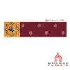 Mosque Carpet 8mm Design Al-Imanah Qani Maroon Variation