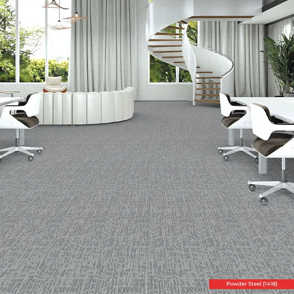 Office Carpet Roll Example Photo Full Color Aeris Powder Steel