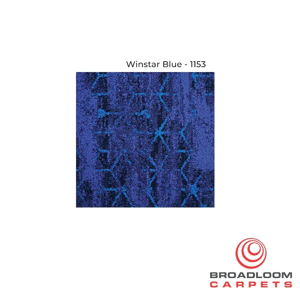 Synthetic Carpet Supplier Colour Winstar Blue