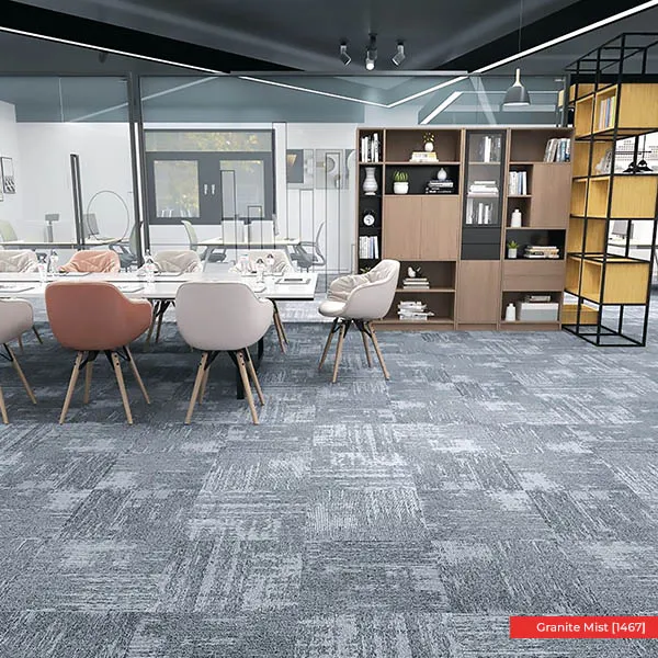 Square Carpet Tiles Example Office Photos Granite Mist