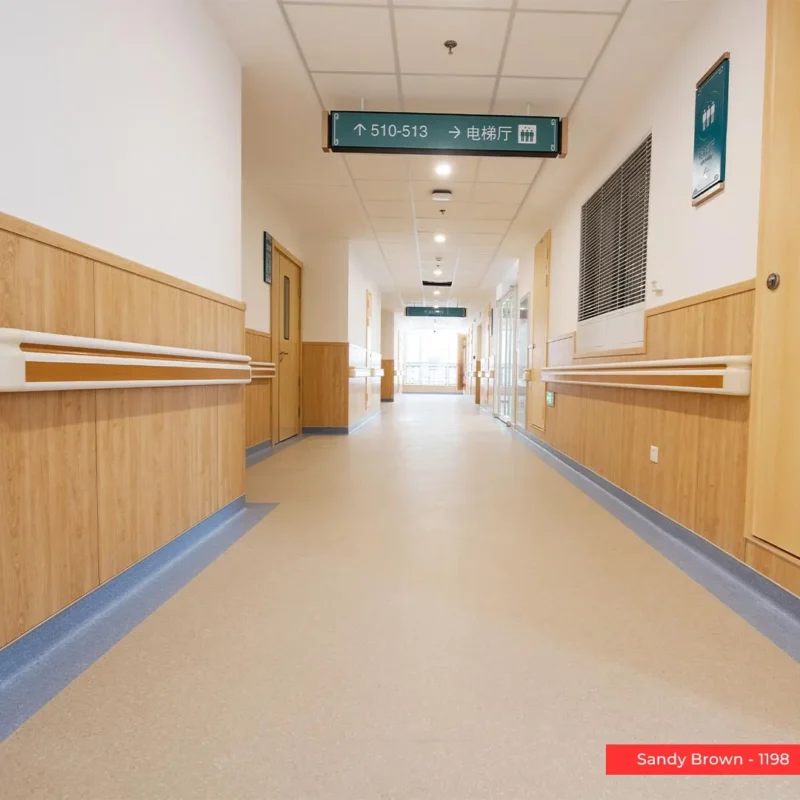 Vinyl Sheet Flooring Roll for Hospital Example Photo