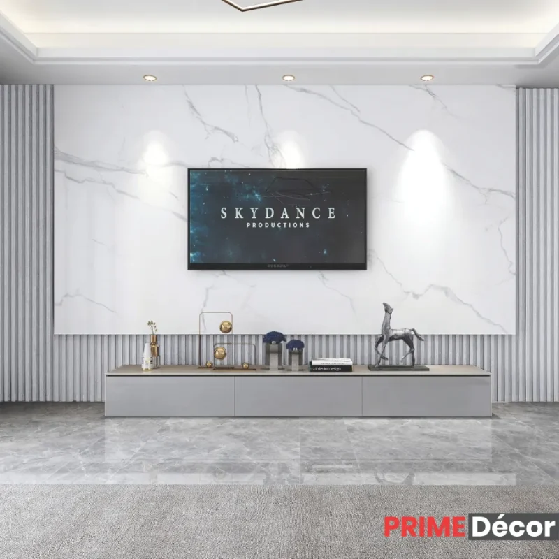 Light Ashwood PVC Wall Panel Wooden Design