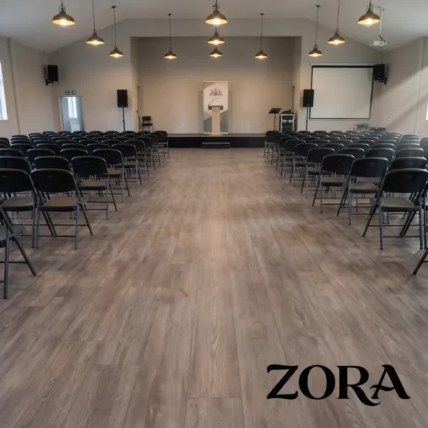 Anti Bacterial Flooring Vinyl Rolls | Sora Oak -1709 | ZORA-HET Vinyl Roll
