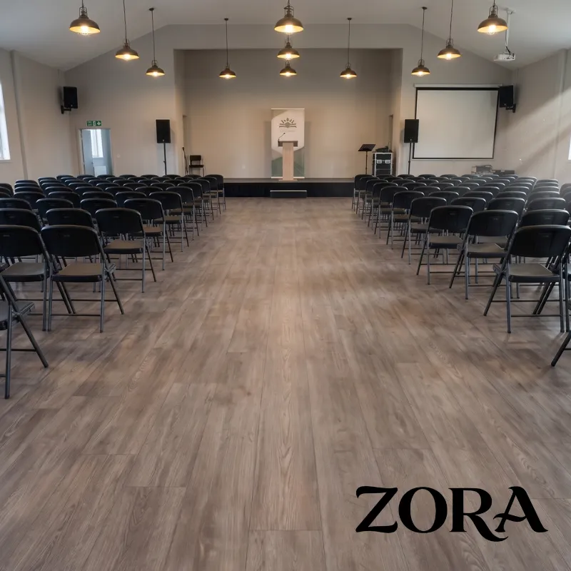 Anti Bacterial Flooring Vinyl Rolls | Sora Oak -1709 | ZORA-HET Vinyl Roll