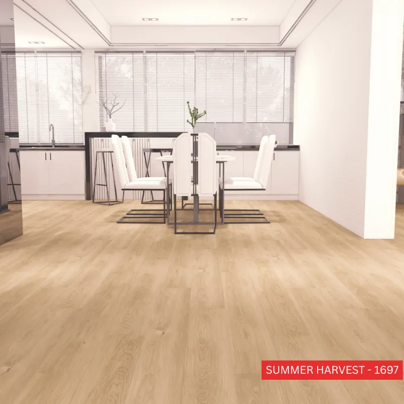 Realistic Wood Look Vinyl Flooring - summer harvest
