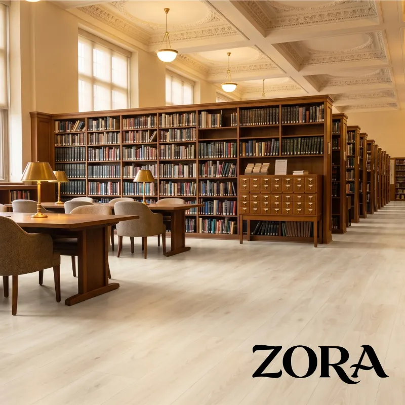 Durable Commercial Flooring Malaysia Supplier | Cairo Ash - 1714 | ZORA-HET Vinyl Roll
