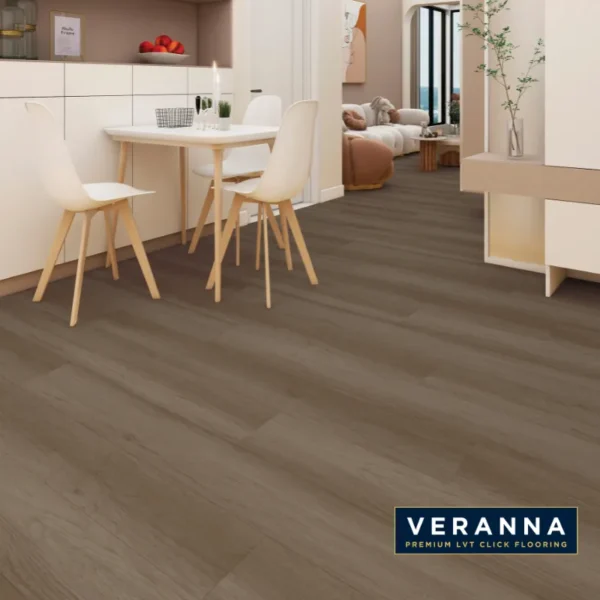 Medium Brown Oak LVT Click Flooring Malaysia | Veranna | Premium LVT Click Flooring Malaysia