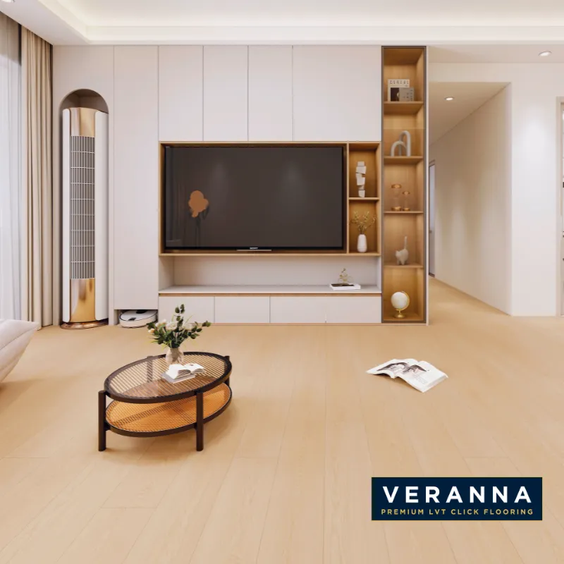 Sahel warm honey oak LVT click flooring plank by Primelay