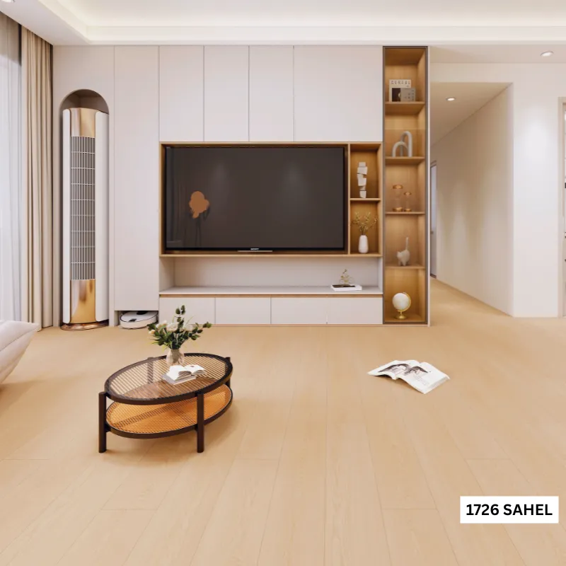 Sahel warm honey oak LVT click flooring plank by Primelay